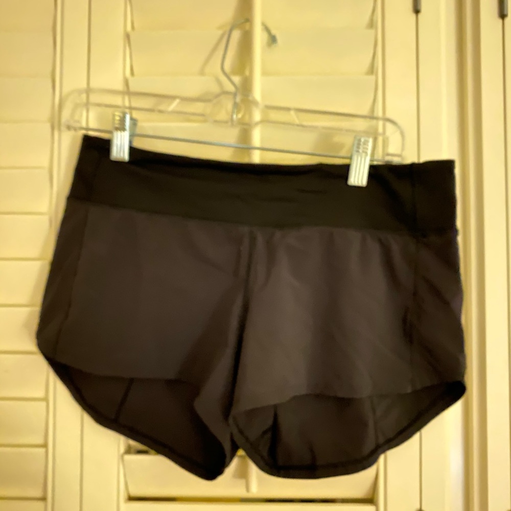 Black Lululemon Speed Short